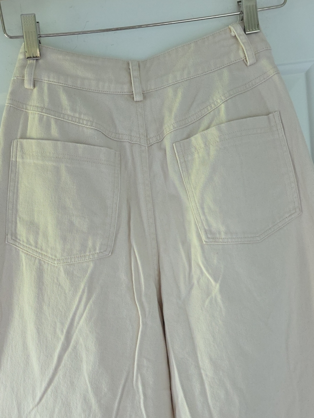 Bailey Rose... High-Rise Wide Leg Pants - Cream - Picture 5 of 9